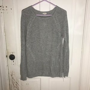 Talbots grey knit sweater size large
